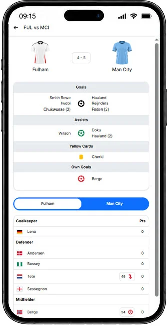 Match Page